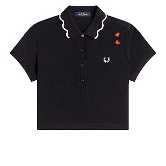 Рубашка поло женская Fred Perry Scalloped Trim Polo Shirt