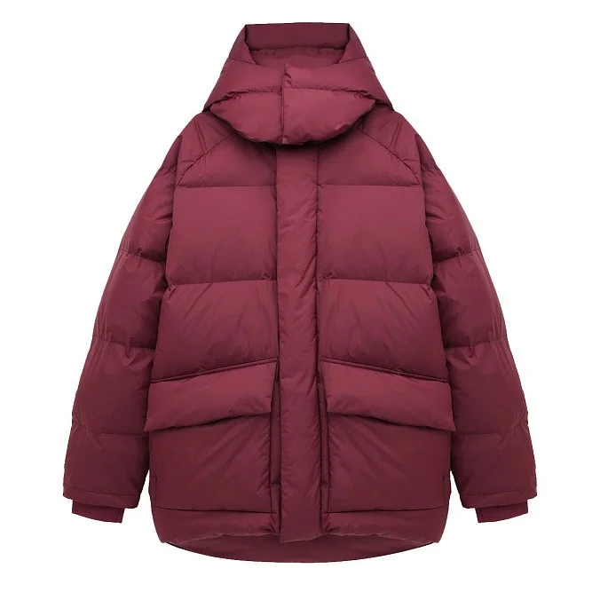 Короткая куртка женская SHU бордовая