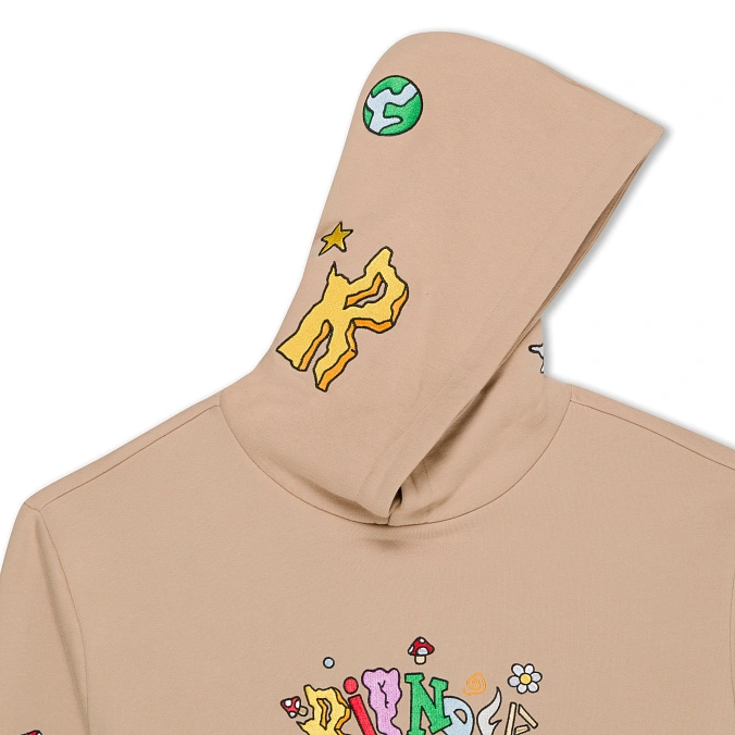 Толстовка RIPNDIP Broken Down Hoodie Almond