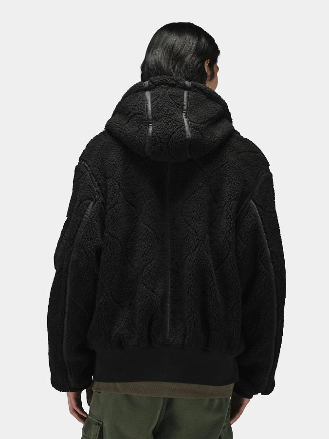 Куртка мужская Alpha Industries Sherpa Onion Quilting Flight Jacket Black