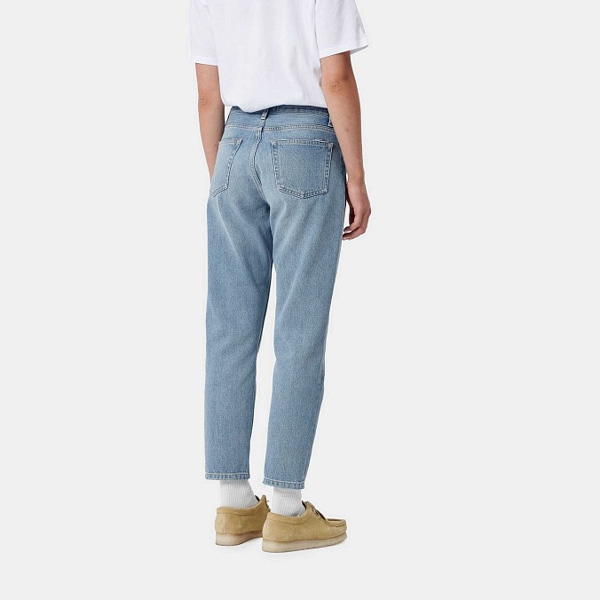 Джинсы женские Carhartt WIP W' Page Carrot Ankle Pant (light stone washed)