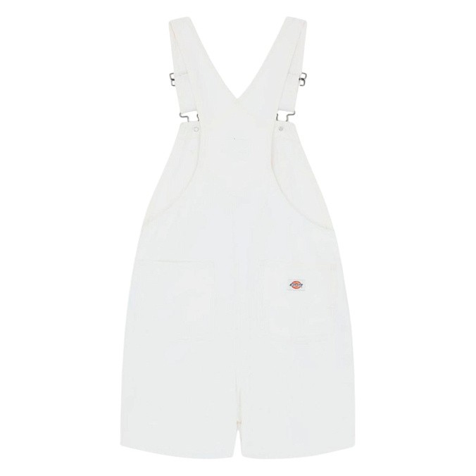 Комбинезон женский Dickies Duck Canvas Short Bib W Stone Washed Cloud