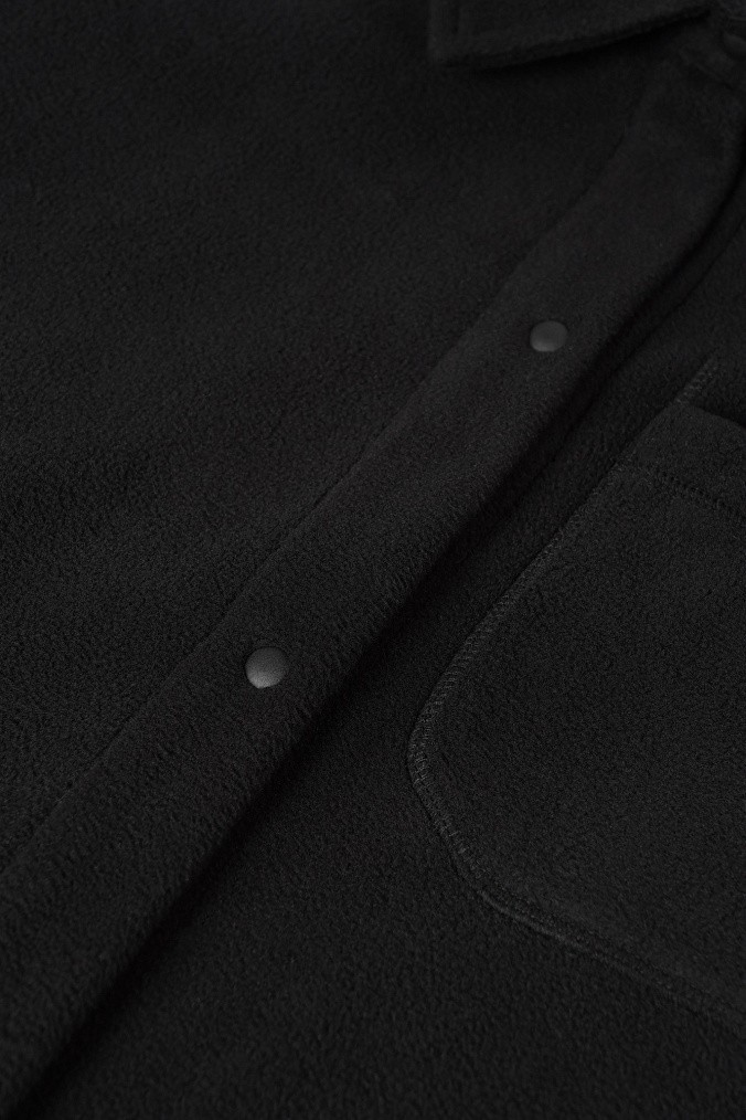 Рубашка флисовая SHU чёрная