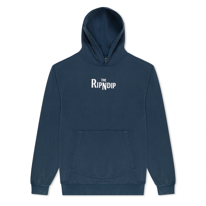 Толстовка RIPNDIP Crosswalk Hoodie Navy Vintage Wash