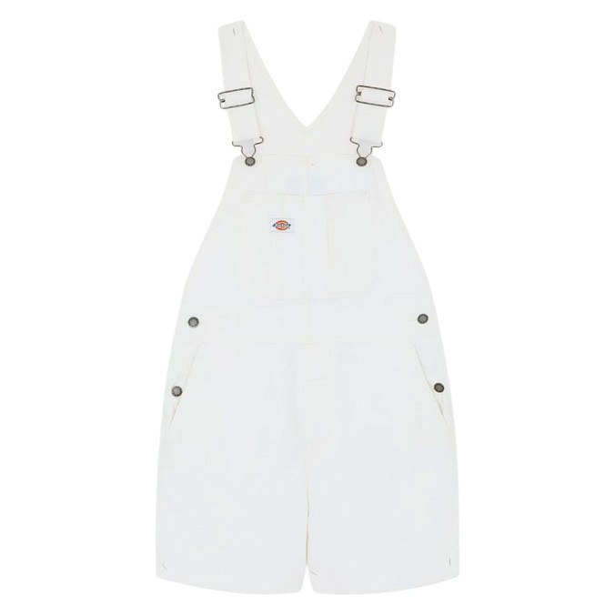 Комбинезон женский Dickies Duck Canvas Short Bib W Stone Washed Cloud