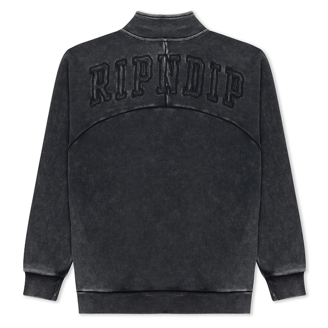 Анорак RIPNDIP Night Quarter Zip Sweatshirt Black