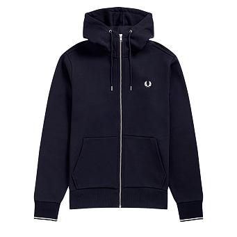 Толстовка Fred Perry Hooded Zip Through Sweatshirt